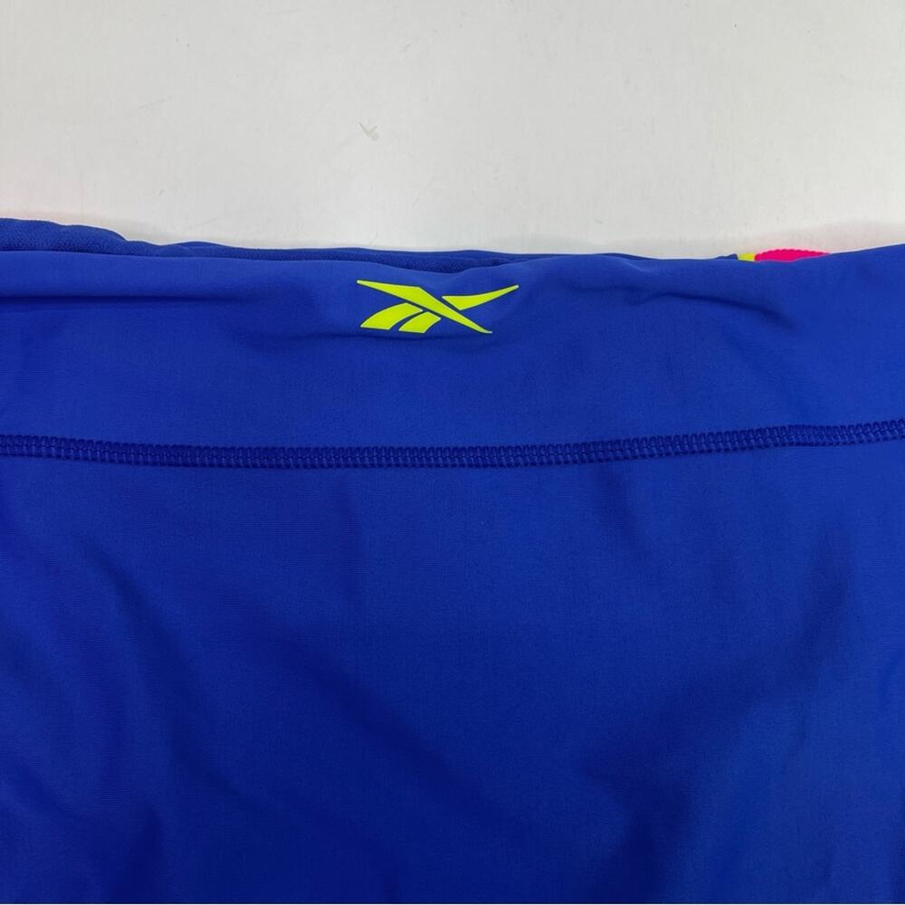 Reebok Color Block High Waist Bikini Bottom blue pink - M - Picture 8 of 10